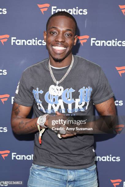 Bobby Shmurda attends the Fanatics Super Bowl Party at 3Labs on February 12, 2022 in Culver City, California.