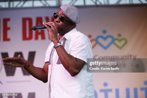 Ingolwood Rappers Rapper Dana Dane performs onstage during the Taste Of Inglewood... News ...