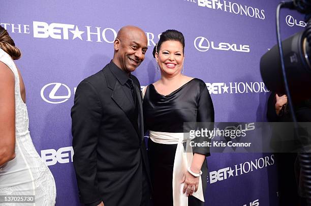 Stephen Hill and Debra Lee attend the BET Honors 2012 at the Warner Theatre on January 14, 2012 in Washington, DC.
