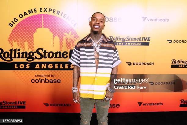 Tory Lanez attends the Rolling Stone Live Big Game Experience at Academy LA on February 12, 2022 in Los Angeles, California.