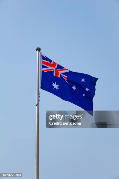 australian flag - australia national flag stock pictures, royalty-free photos & images