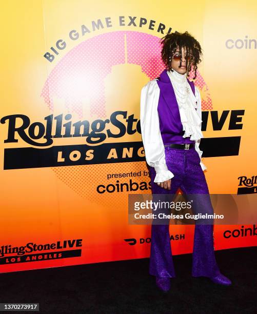 Iann dior attends the Rolling Stone Live Big Game Experience at Academy LA on February 12, 2022 in Los Angeles, California.