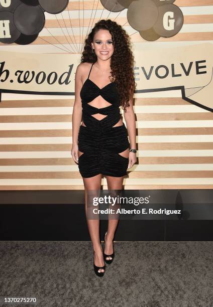 Madison Pettis attends 'HOMECOMING WEEKEND' hosted by The h.wood Group& REVOLLVE, presented by PLACES.CO and Flow.com, and produced by Uncommon...