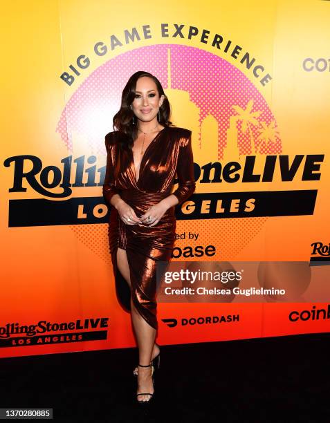 Cheryl Burke attends the Rolling Stone Live Big Game Experience at Academy LA on February 12, 2022 in Los Angeles, California.