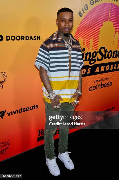 Tory Lanez attends Rolling Stone Live Big Game Experience at Academy LA on February 13, 2022 in Los Angeles, California.