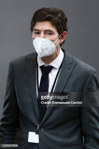 Virologist Christian Drosten attends the Federal Assembly to elect Germany's next president on February 13, 2022 in Berlin, Germany. Current...