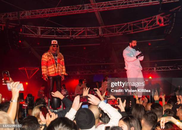 Future and Drake perform at 'HOMECOMING WEEKEND' Hosted By The h.wood Group & REVOLVE, Presented By PLACES.CO and Flow.com, Produced By Uncommon...