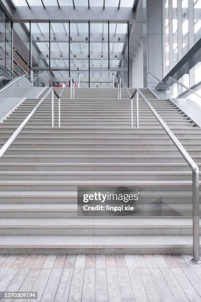 indoor stairs - tree area stockfoto's en -beelden