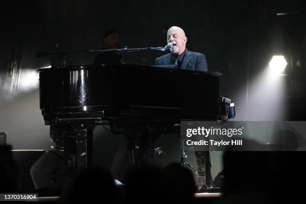 Billy Joel performs at Madison Square Garden on February 12, 2022 in New York City.