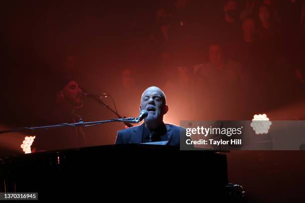 Billy Joel performs at Madison Square Garden on February 12, 2022 in New York City.