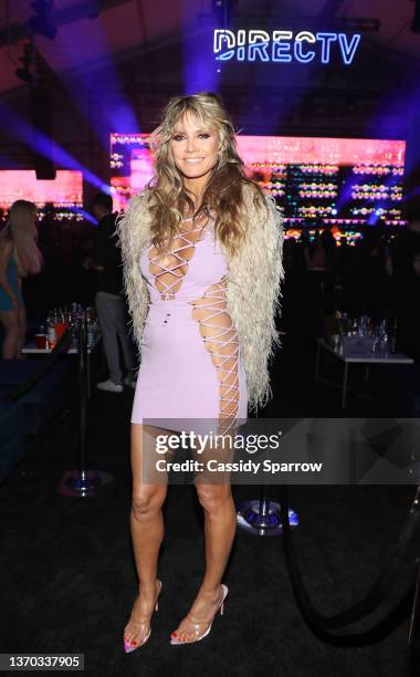 Heidi Klum attends DIRECTV Presents Maxim Electric Nights on February 12, 2022 in Los Angeles, California.