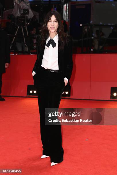 Actress Charlotte Gainsbourg attends the "Les passagers de la nuit" premiere during the 72nd Berlinale International Film Festival Berlin at...