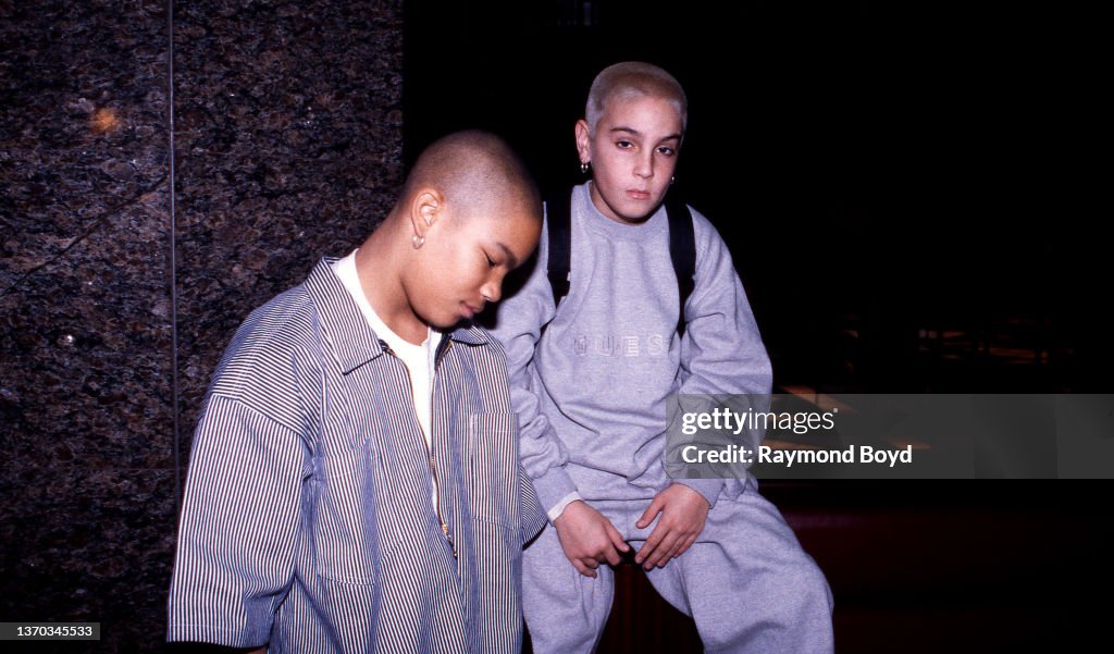 Qo Rapper Rappers Syco Smoov and Kaos of QUO poses for photos at the LeMeridien ...
