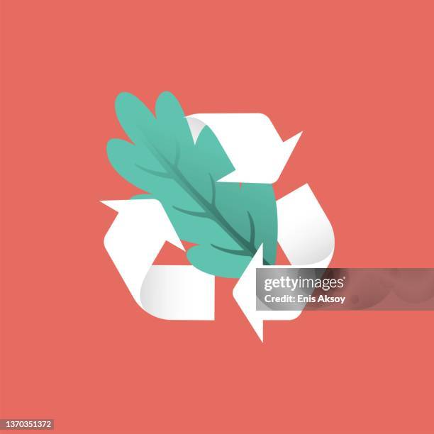 biodegradable icon - biodegradable stock illustrations