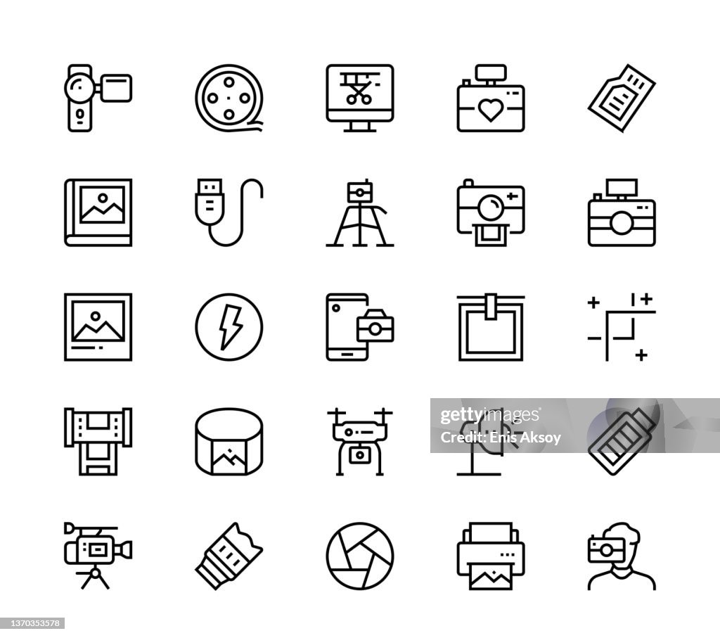 Photography icons