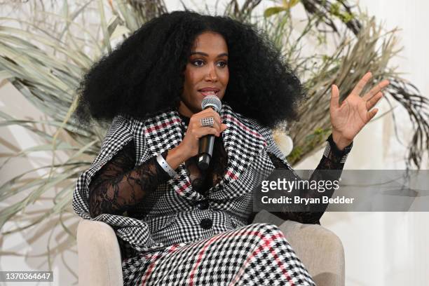 Global Chief Content & Creative Officer, Essence Ventures, Moana Luu speaks at NYFW The Talks: Black Representation Beyond the Runway during NYFW:...