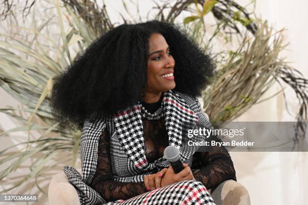 Global Chief Content & Creative Officer, Essence Ventures, Moana Luu speaks at NYFW The Talks: Black Representation Beyond the Runway during NYFW:...