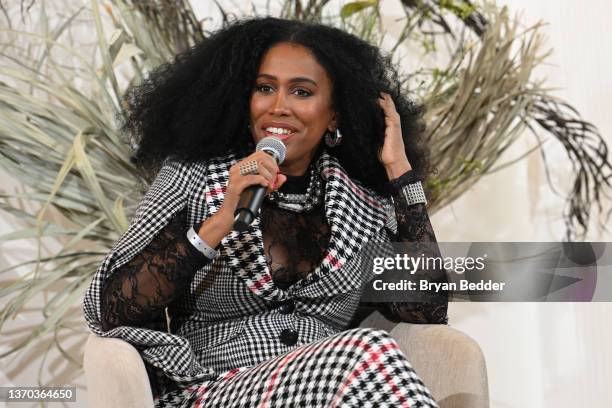 Global Chief Content & Creative Officer, Essence Ventures, Moana Luu speaks at NYFW The Talks: Black Representation Beyond the Runway during NYFW:...