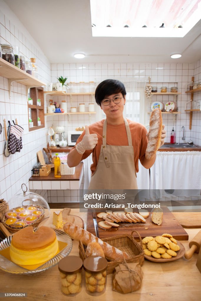 Baking Inbakery Couple In Bakery At Home Home Baking Business High-Res Stock Photo ...