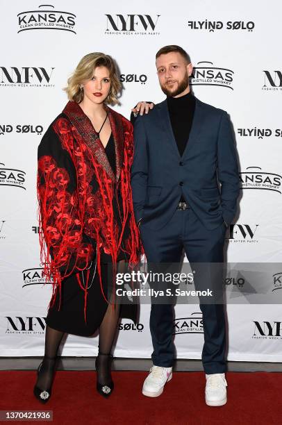 Paola Molet attends the Flying Solo NYFW February 2022 Afterparty on February 13, 2022 in New York City.