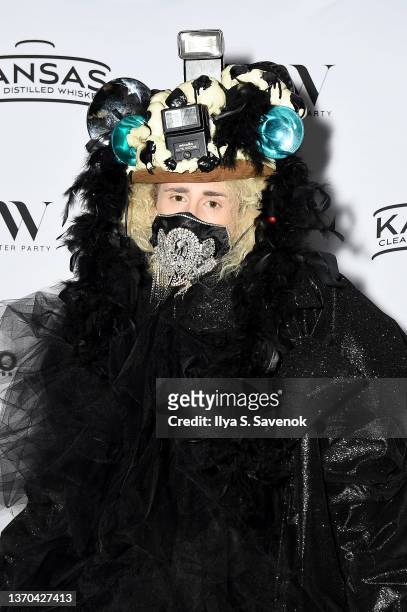 King Mattisse attends the Flying Solo NYFW February 2022 Afterparty on February 13, 2022 in New York City.