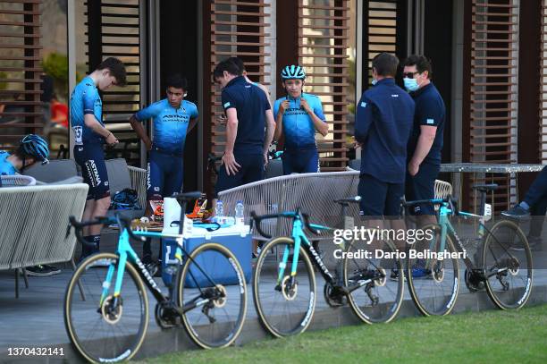 Juan Carlos Lopez of Colombia, Gianmarco Garofoli of Italy, Harold Martin Lopez Granizo of Ecuador, Alexandre Vinokourov of Kazahkstan, Nicolas...