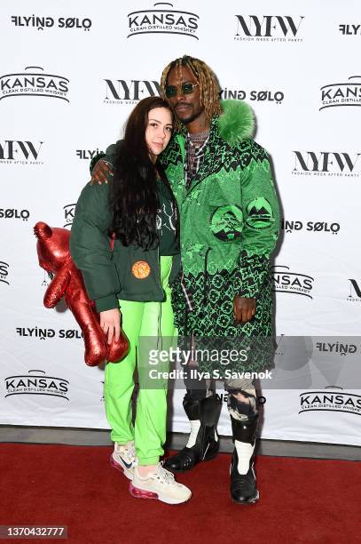 Guests attend the Flying Solo NYFW February 2022 Afterparty on February 13, 2022 in New York City.