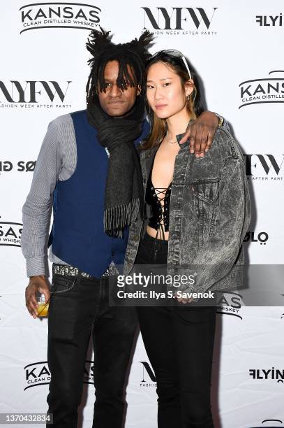 Guests attend the Flying Solo NYFW February 2022 Afterparty on February 13, 2022 in New York City.