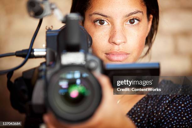 media: tv professional - regista cinematografico foto e immagini stock