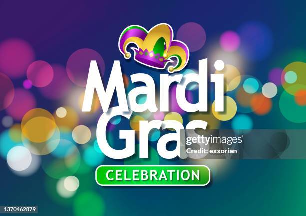 mardi gras celebration - jester background stock illustrations