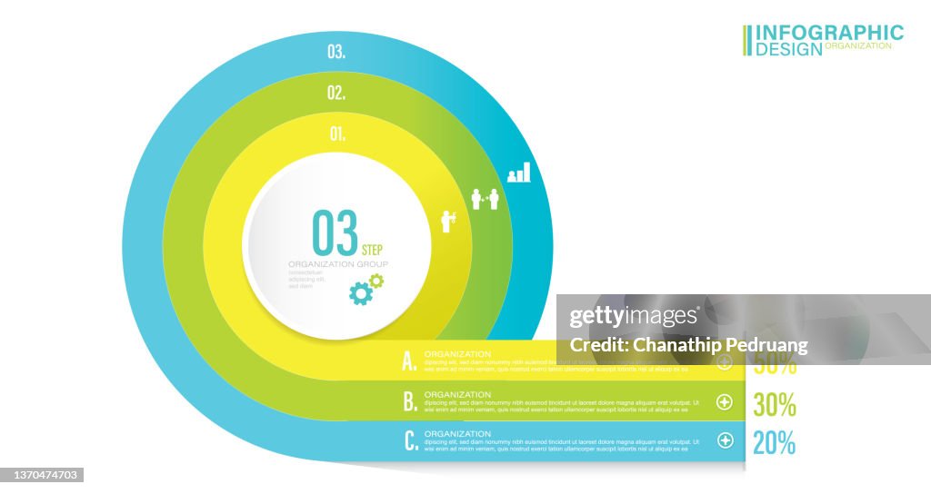 Visualization 3 Numbers Business Data Visualization Infographic Elements Stock Illustration ...