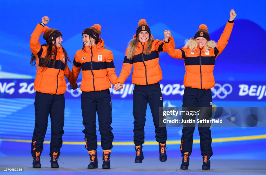 Medal Ceremony - Beijing 2022 Winter Olympics Day 10