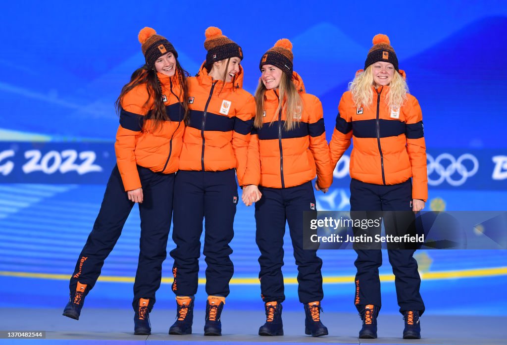 Medal Ceremony - Beijing 2022 Winter Olympics Day 10