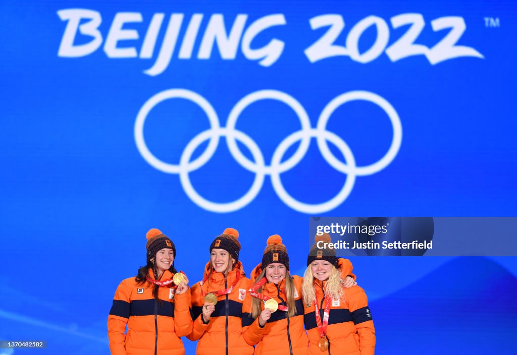 Medal Ceremony - Beijing 2022 Winter Olympics Day 10