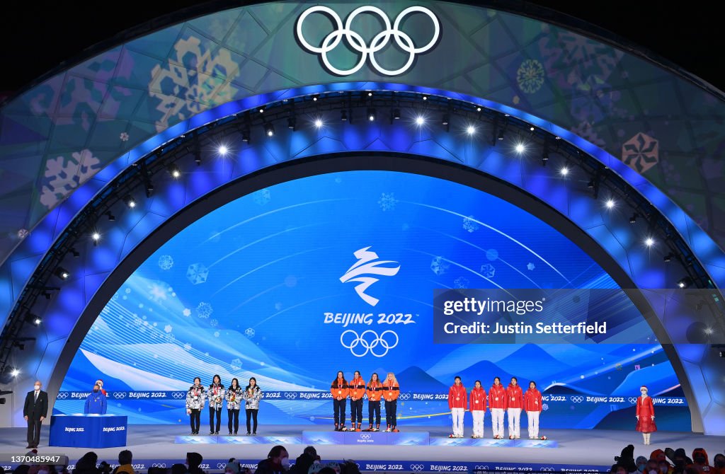Medal Ceremony - Beijing 2022 Winter Olympics Day 10