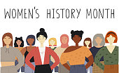 Women's History Month concept