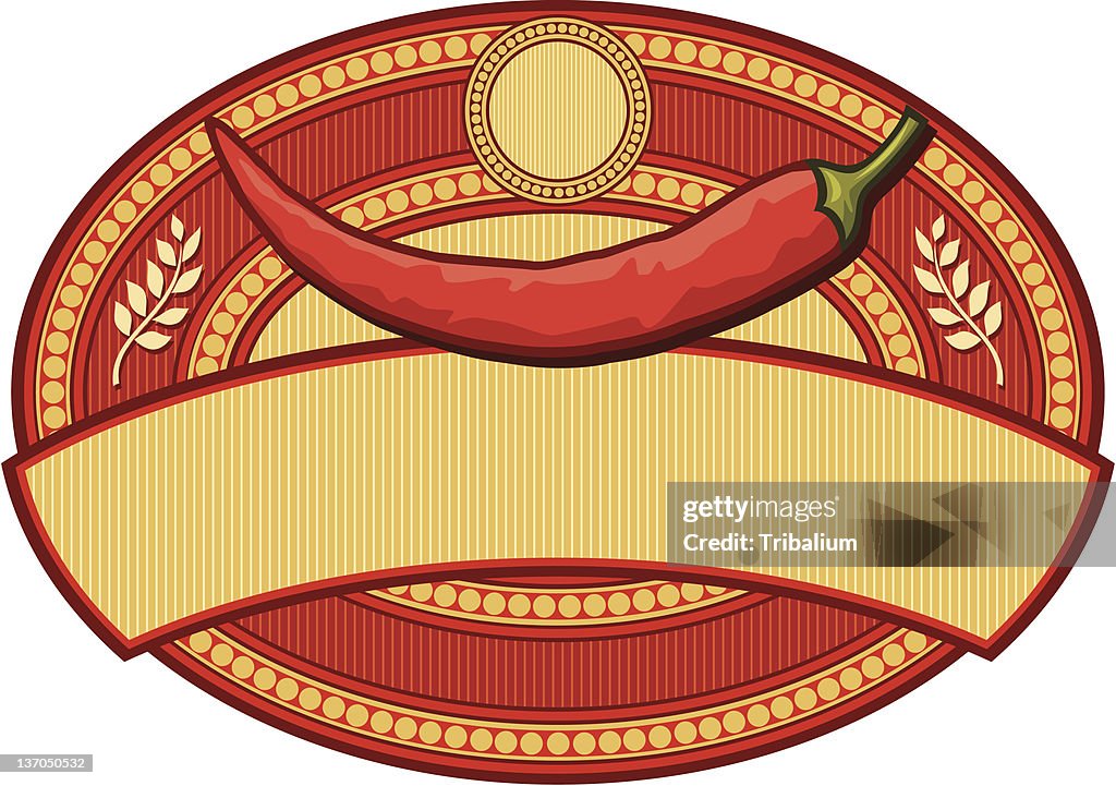 Chilli Peper Label Chili Pepper Label High-Res Vector Graphic - Getty Images