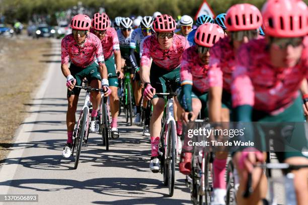 Lachlan David Morton of Australia and Team EF Education - Easypost competes during the 1st Clásica Jaén Paraíso Interior 2022 a 187,7km one day race...