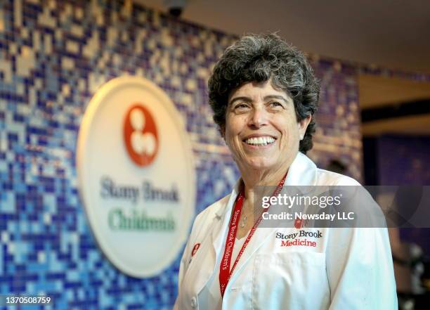 Dr. Sharon Nachman, division chief for pediatric infectious disease at Stony Brook Children's Hospital is shown at the hospital on February 11 where...