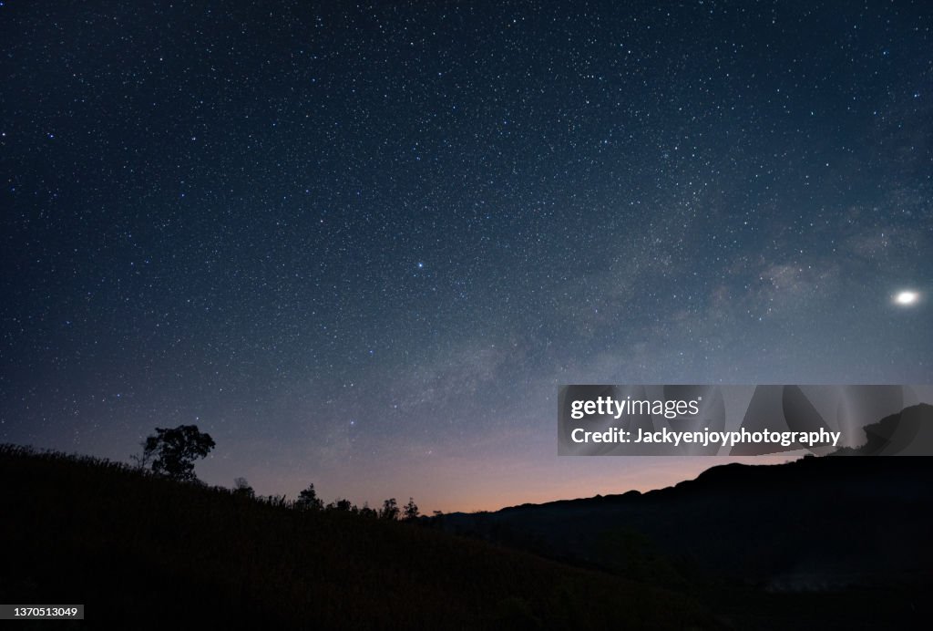 Milky Way at Doi Inthanon National Park, Chiang Mai, Thailand