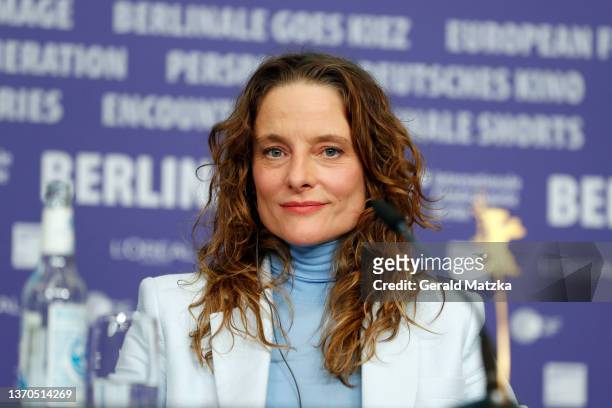 Actress Anne Ratte Polle at the "Un ete comme ca" press conference during the 72nd Berlinale International Film Festival Berlin at Grand Hyatt Hotel...