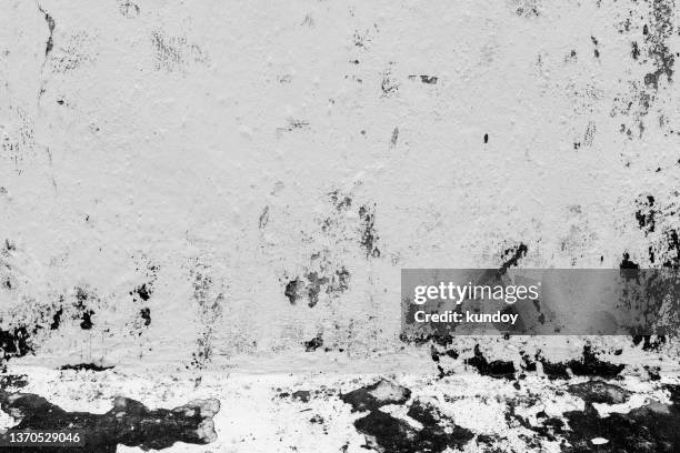 old white concrete wall with grunge and dirty. abstract background. - surrounding ストックフォトと画像