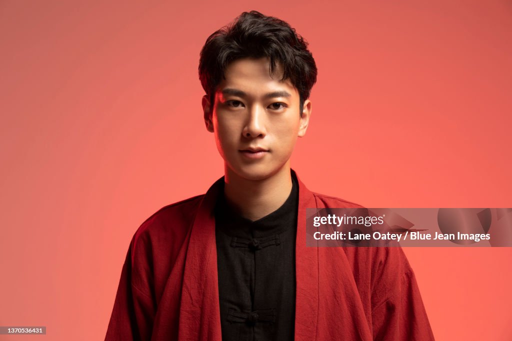 Portrait of young man