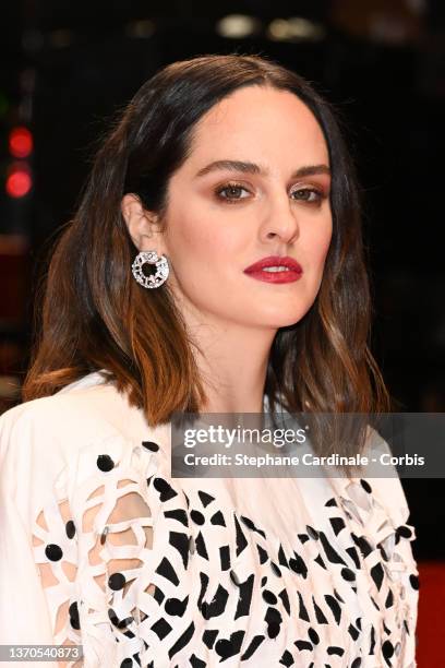 Actress Noemie Merlant attends the "Un ano, una noche" premiere during the 72nd Berlinale International Film Festival Berlin at Berlinale Palast on...