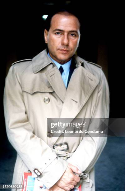 Politician Silvio Berlusconi, leader of Forza Italia political party, Milan, Italy, 12th April 1983.