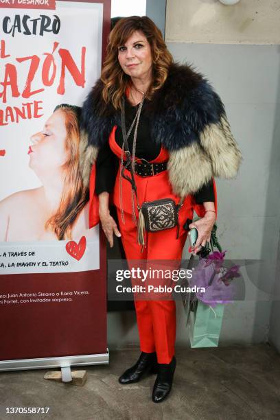 Belinda Washington atttends the 'Con El Corazon Por Delante' show at Sala Equis on February 14, 2022 in Madrid, Spain.