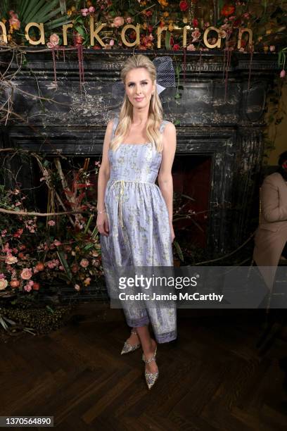 Nicky Hilton Rothschild attends the Markarian fashion show during New York Fashion Week: The Shows at Prince George Ballroom on February 14, 2022 in...