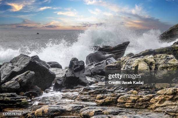 elgol beach, isle of skye, scotland - isle of skye foto e immagini stock