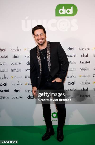 Spanish singer David Bustamante attends the 'Dias Unicas' concert photocall at Teatro Coliseum on February 14, 2022 in Madrid, Spain.