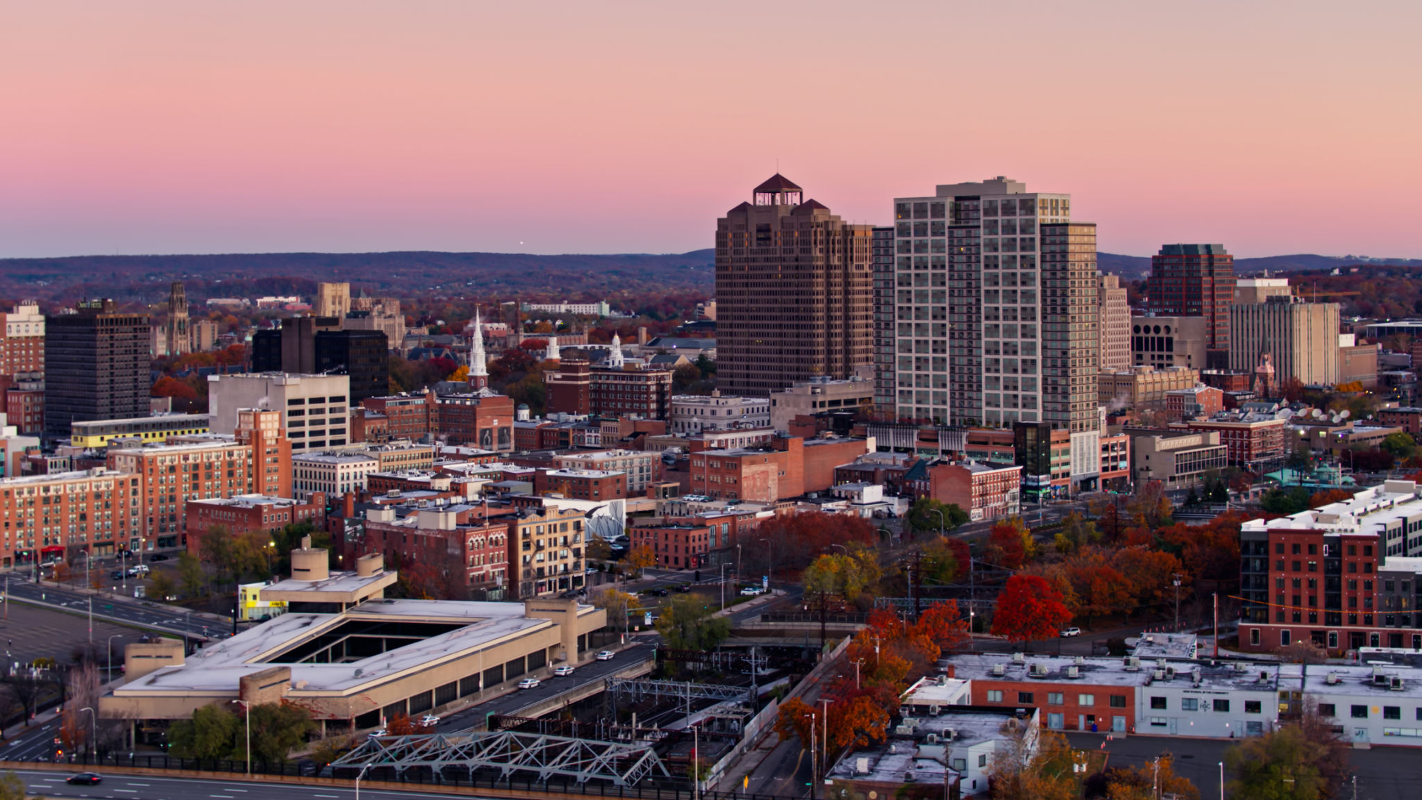 new haven aerial view